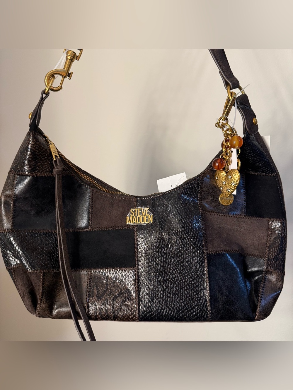 Steve Madden Patchwork Shoulder Bag
